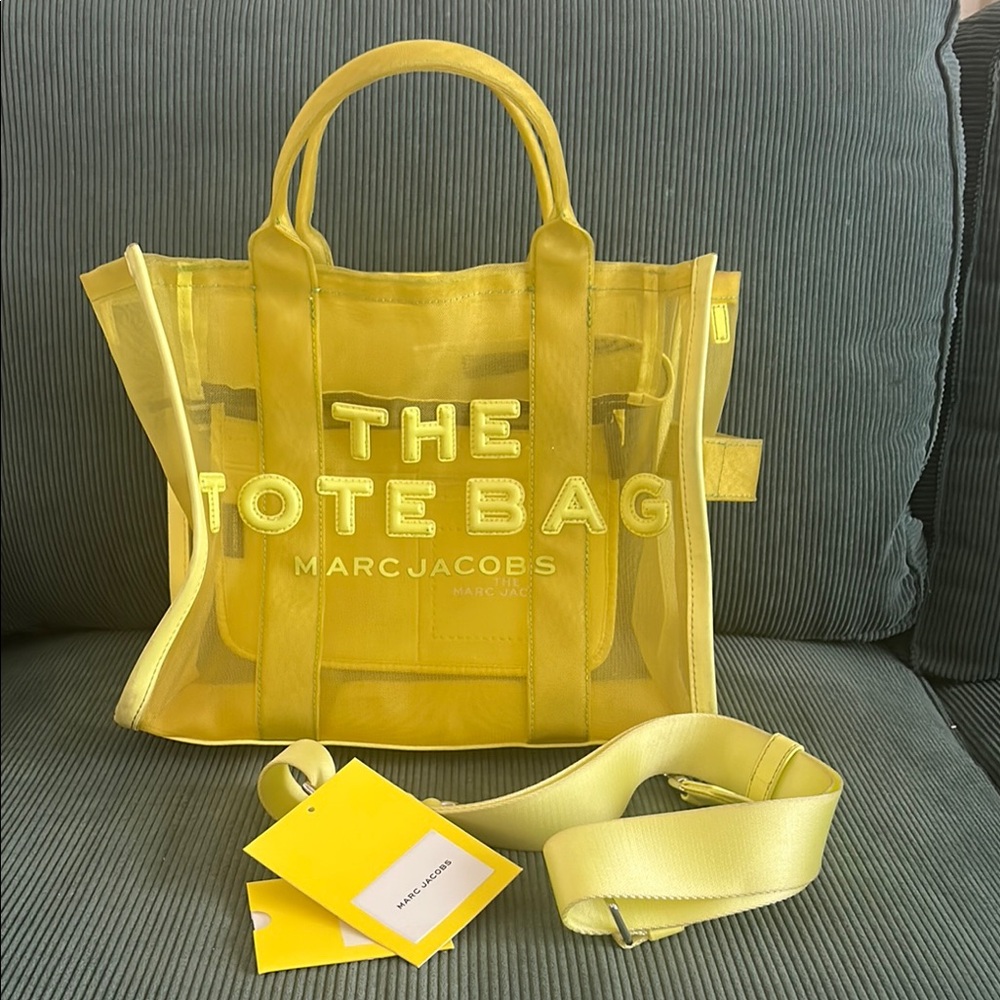 Marc Jacobs Yellow Modern Tote
